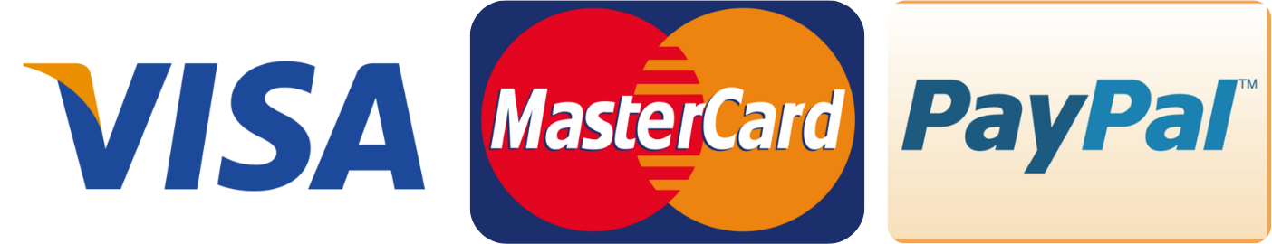 Visa, Mastercard and PayPal